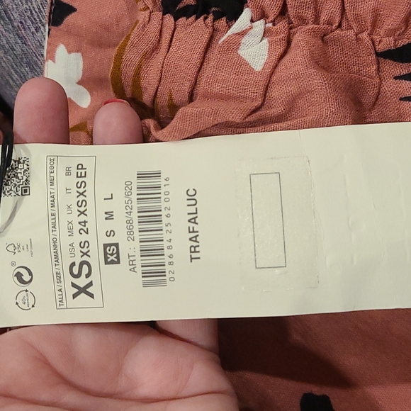BNWT Zara tropical print crop top - Picture 7 of 7